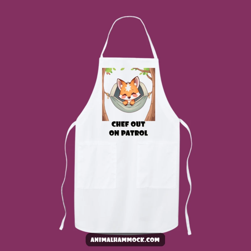 Funny Fox Hammock Apron - Hilarious Cooking Gear for Kitchen Fun