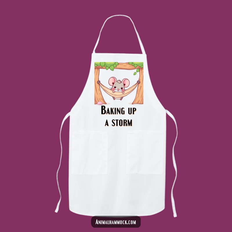 Funny Mouse Hammock Apron: Cook with Determined Flair - Hilarious Gag Gift