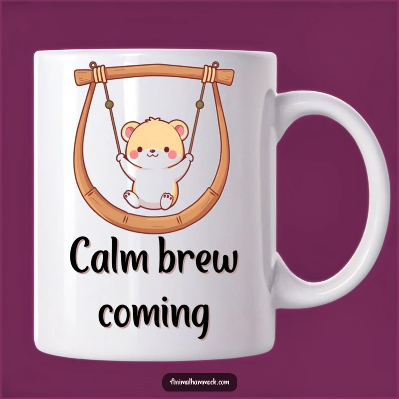 Funny Swinging Animal Hammock Mug: Cute Critter Relaxing, Perfect Funny Gift for Joy
