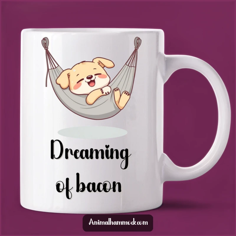 Funny Dog Hammock Mug: Blissful Nap Gift for Dog Lovers