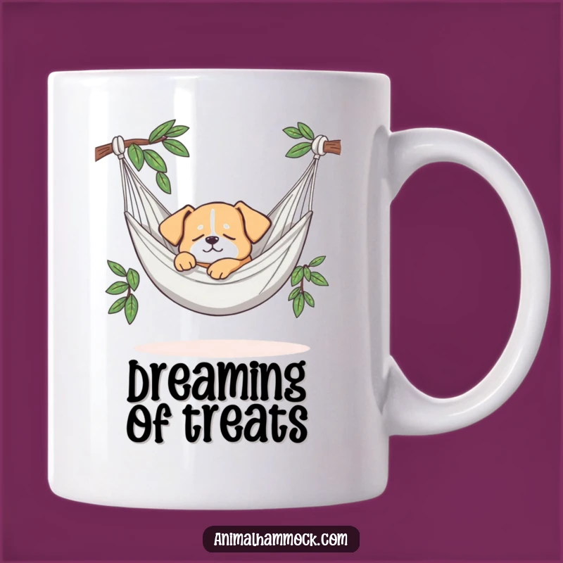 Funny Dog Hammock Nap Mug: A Hilarious Gift for Sleepy Pups and Owners!