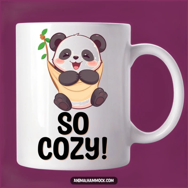 Funny Panda Hammock Hug Mug: A Joyful and Hilarious Gift for Panda Lovers!