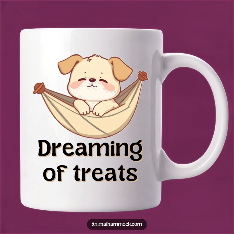 Funny Puppy Hammock Mug - Adorable Sleepy Dog Gift for Dog Lovers