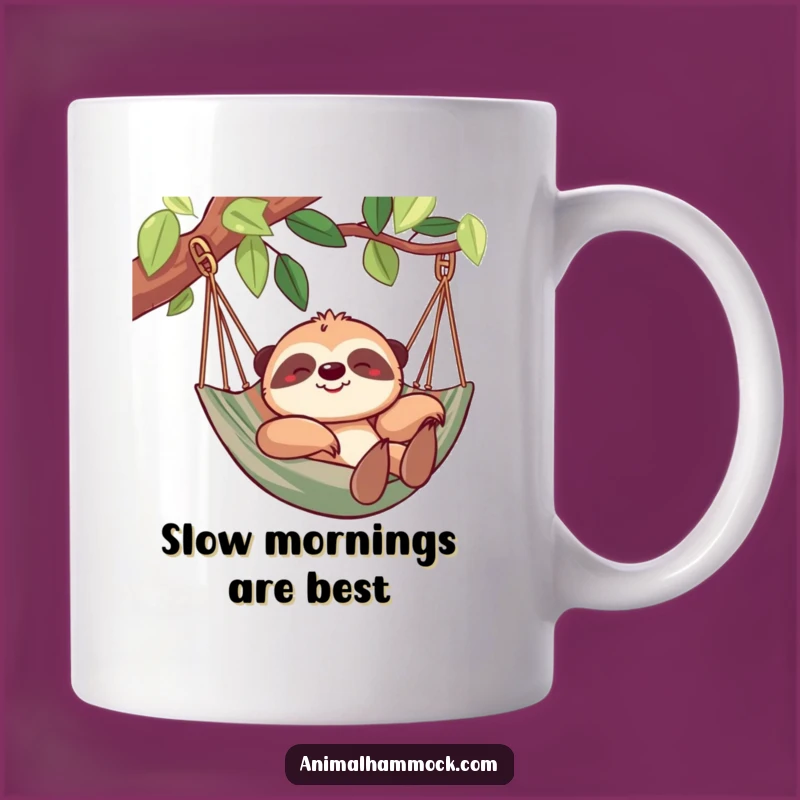 Funny Sloth Hammock Mug - Embrace Slow Living with This Hilarious Gift
