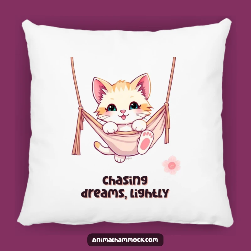 Funny Kitten Hammock Pillow - Comfy & Playful Accent for Any Room