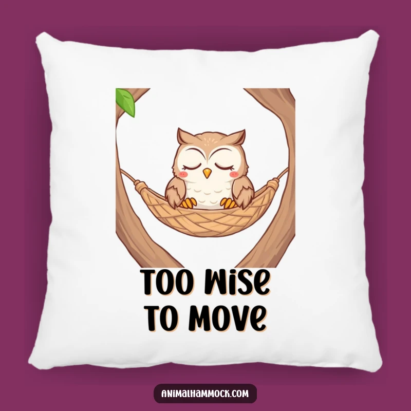 Funny Owl Hammock Pillow - Cozy Comfort for Peaceful Slumber Gift