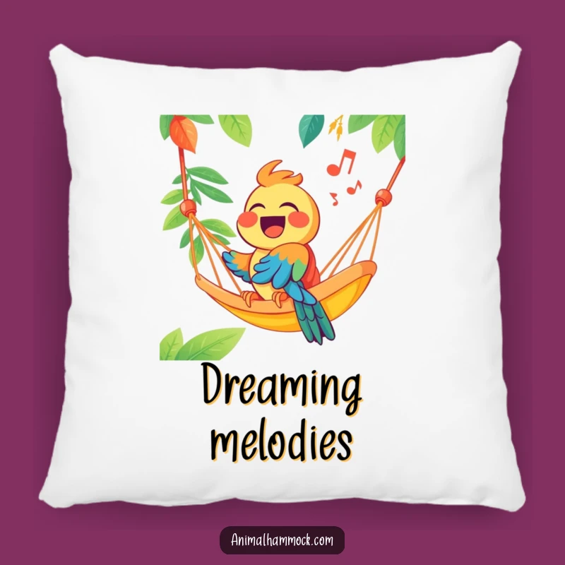 Funny Parrot Hammock Pillow - Cozy Comfort and Vibrant Decor