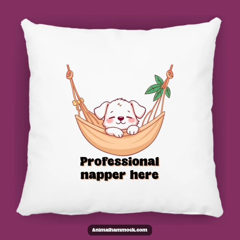Funny Puppy Hammock Nap Pillow: Cozy Cushion With Adorable Sleeping Dog Design