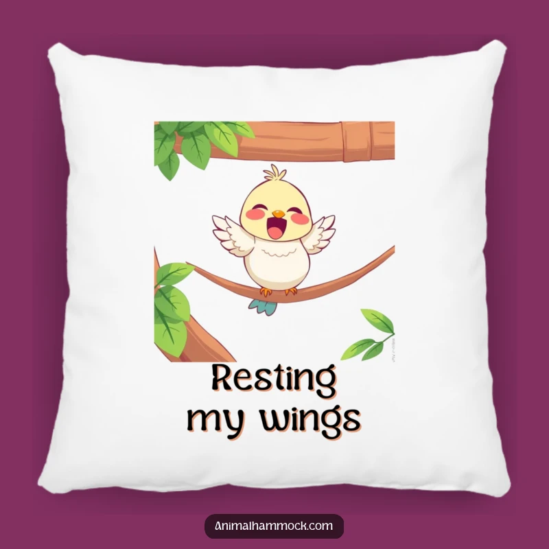 Funny Bird Hammock Pillow: Delighted Comfort & Charm - Adorable Funny Gift