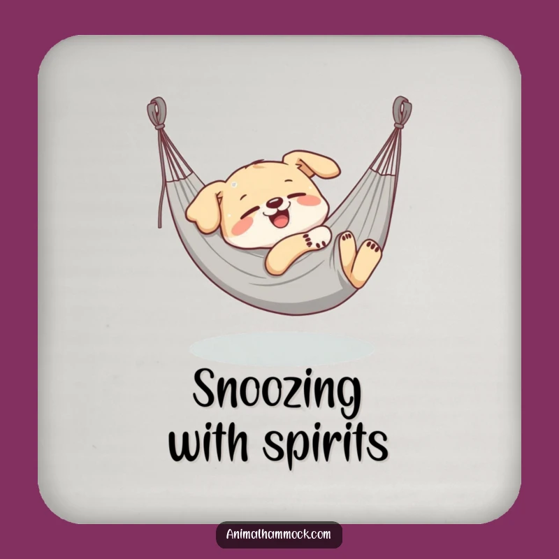 Funny Dog Hammock Coasters: Blissful Canine Protection for Surfaces