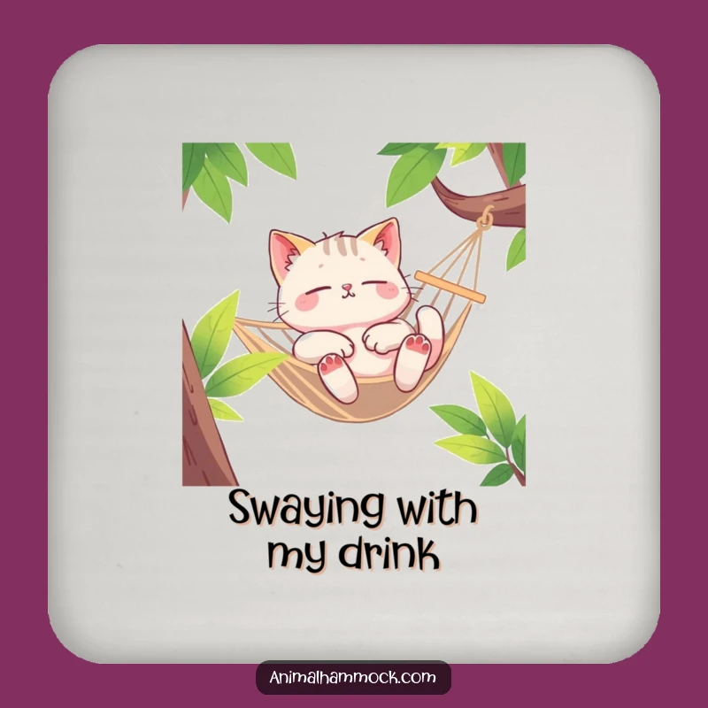 Funny Cat Hammock Coasters: Euphoric Feline Protection for Surfaces