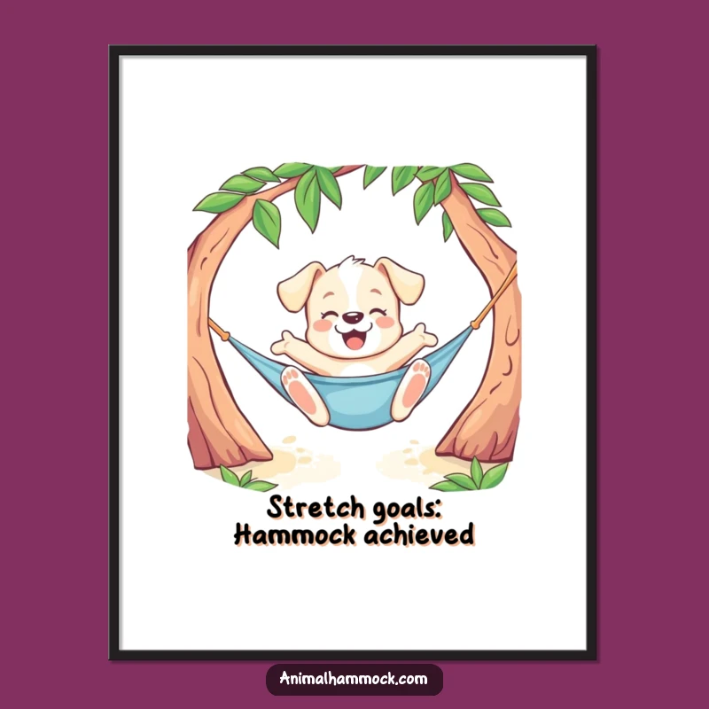 Free Printable Puppy Art: Playful Stretch, Funny Downloadable Wall Decor