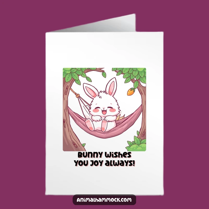 Free Printable Bunny Birthday Card: Funny Napping Floof, Hilarious Downloadable Gift