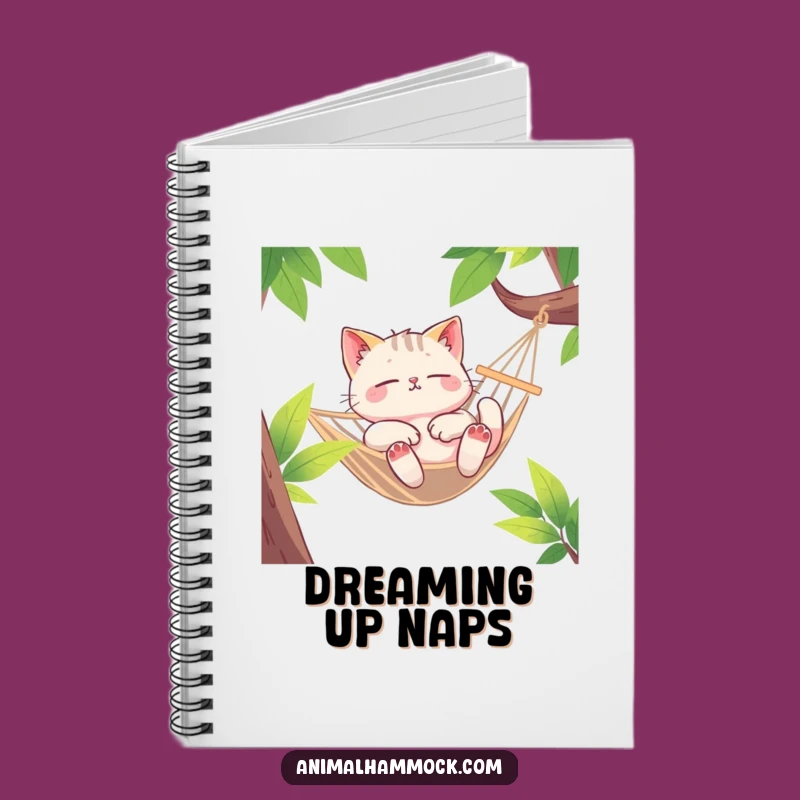 Funny Cat Hammock Notebook: Euphoric Feline Journal for Notes & Ideas
