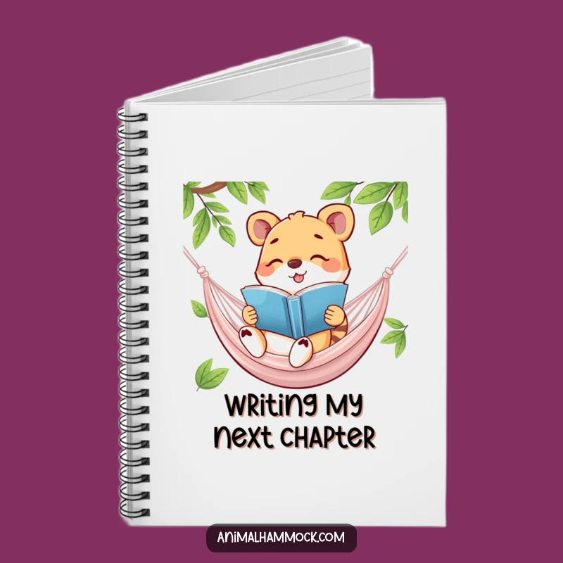 Funny Happy Animal Bookworm Ideas Notebook - Jot Down Stories Gift!