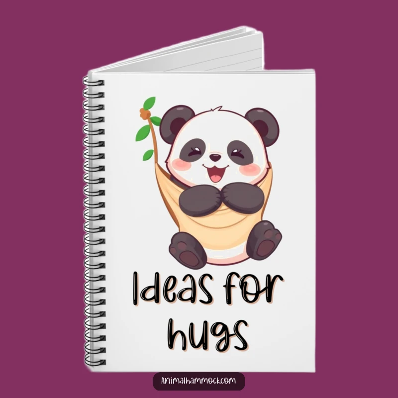 Funny Panda Hammock Notebook: Journal Your Happy Thoughts in This Hilarious Book!