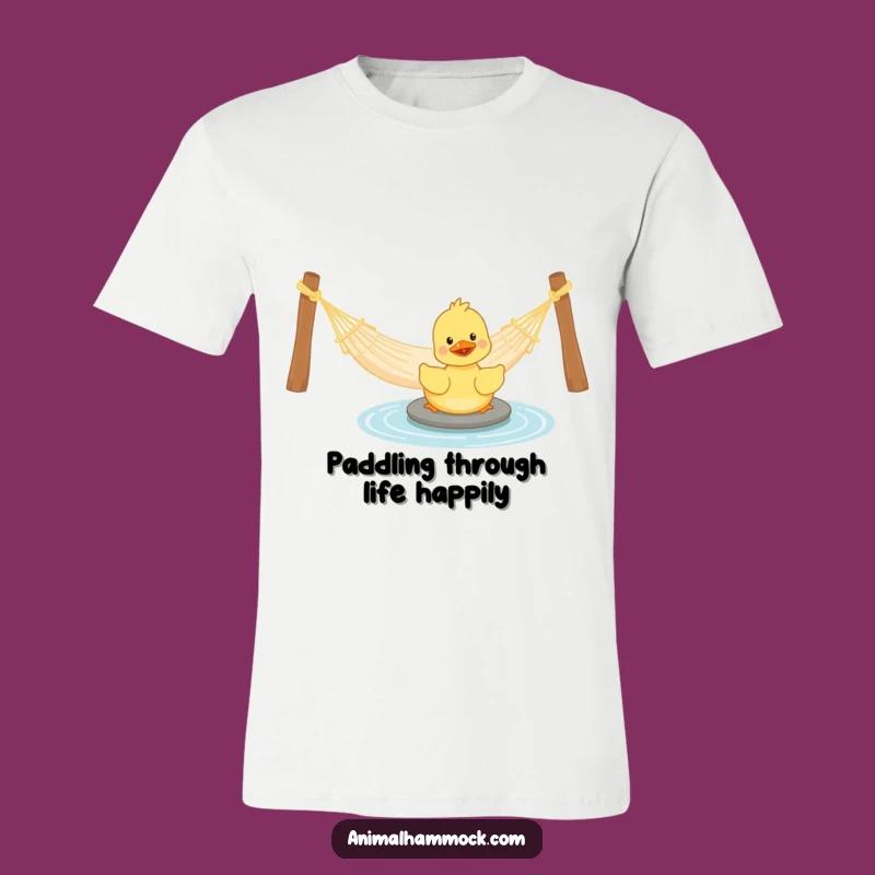 Funny Duckling Hammock T-Shirt: Paddle into Fun & Laughter