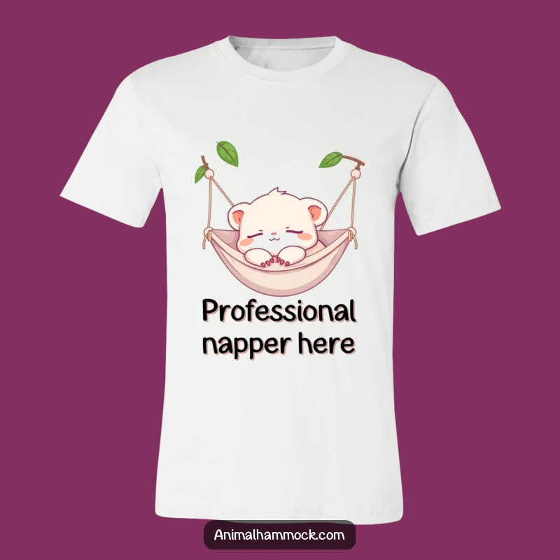 Funny Hammock Napper T-Shirt - Lazy Gift for Chill Vibes!