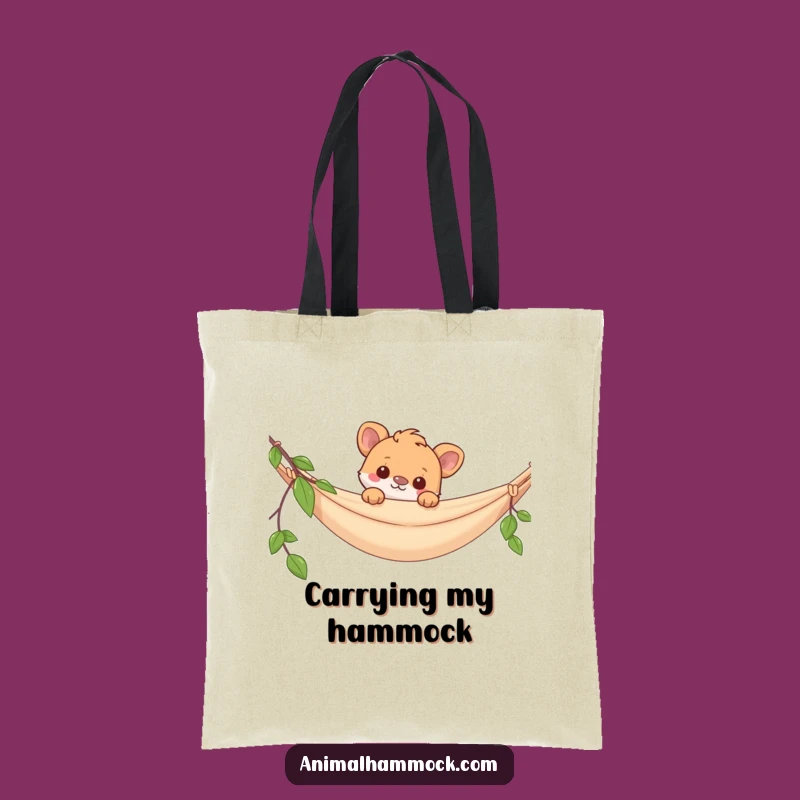 Funny Hammock Animal Tote Bag - Spacious & Stylish Bag, Carry Your Laughs, Perfect Funny Gift