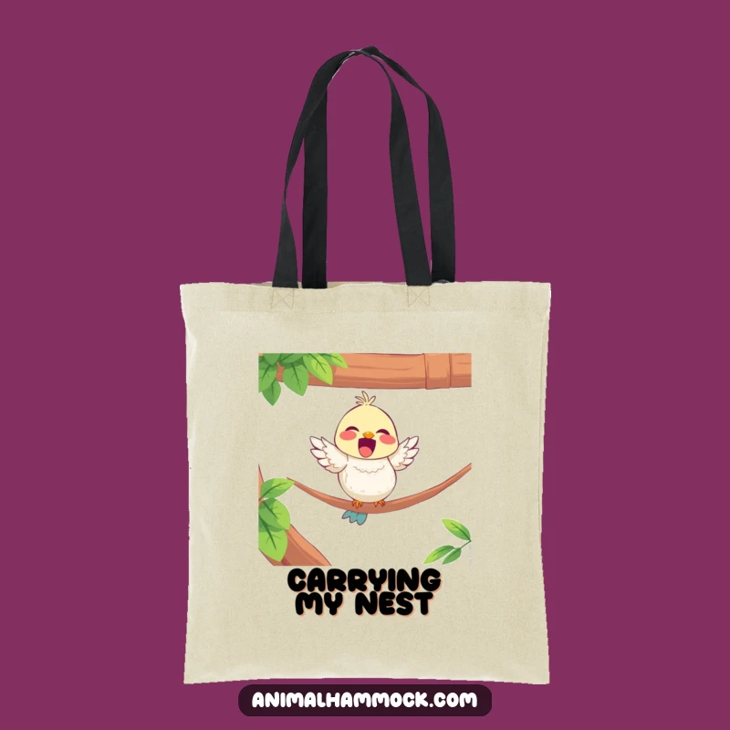 Funny Bird Hammock Tote Bag: Carry Delight & Essentials - Unique Funny Gift