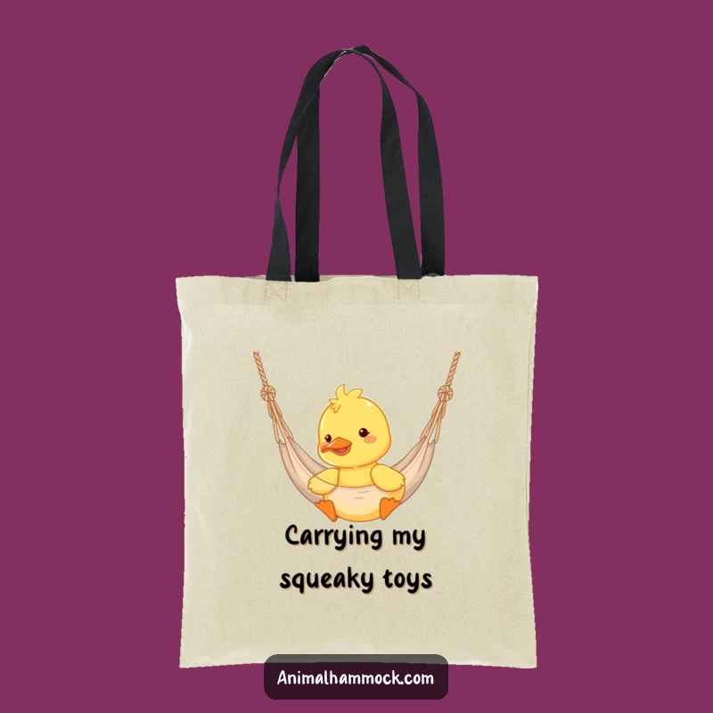 Funny Duckling Hammock Tote Bag: Bouncing Bird Tote, Perfect Carry-All Gift