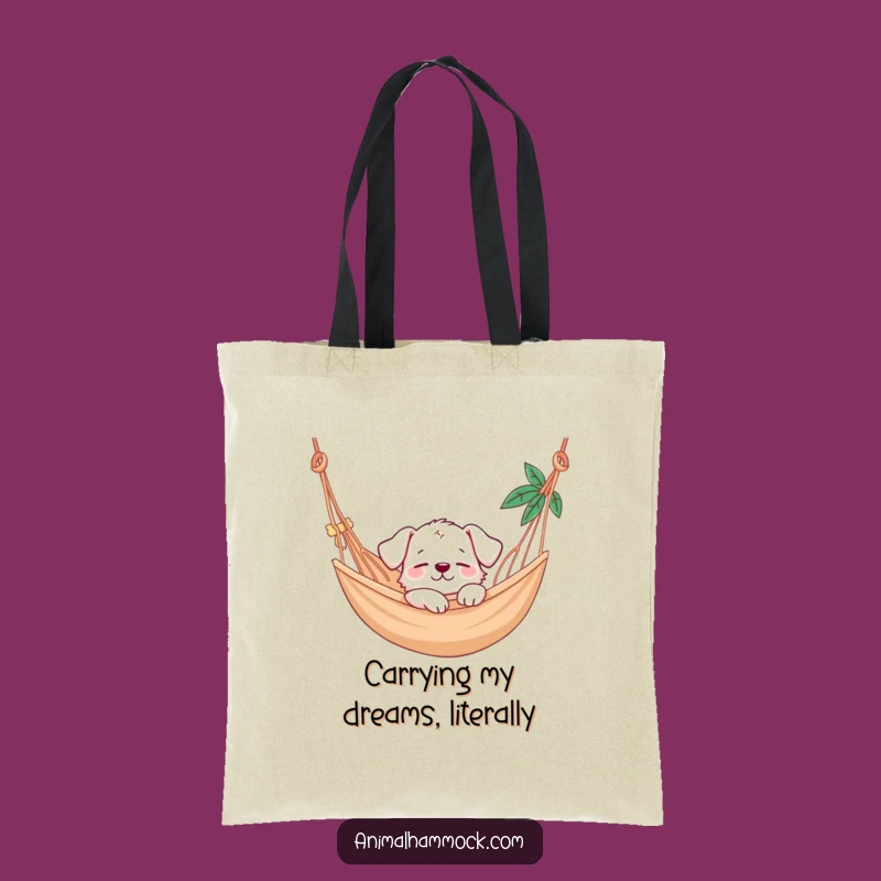 Funny Puppy Hammock Nap Tote Bag: Carry Your Goods With This Cute Dog Accessory