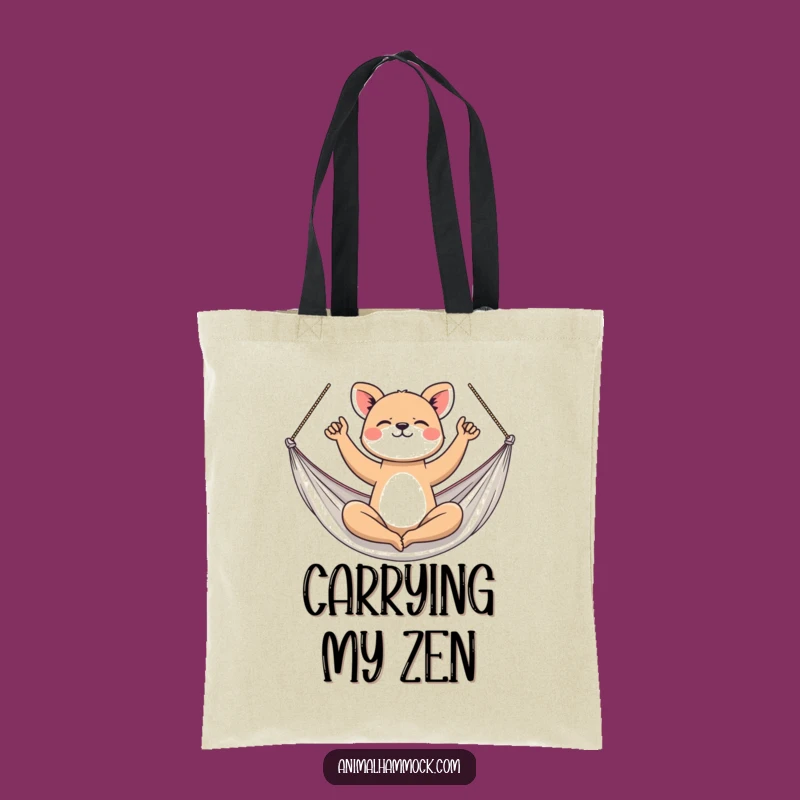 Funny Yoga Animal Hammock Tote Bag - Gift for Carrying Your Calm!