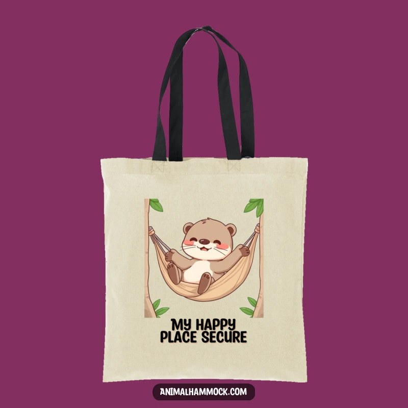 Funny Otter Hammock Tote Bag: Carry Your Fun with Otter Charm