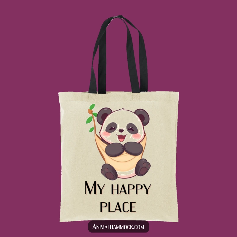 Funny Panda Hammock Tote Bag: Carry Your Joy with This Hilarious Accessory!